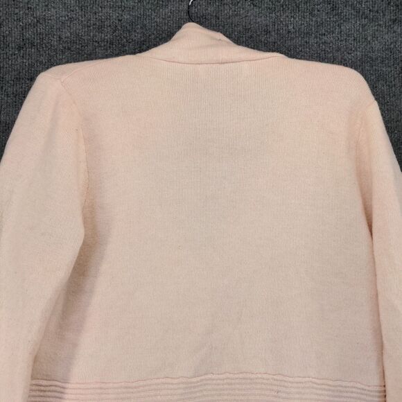 Chicwish Wrap Jacket Womens Size Small Pink Knit Wool Blend Sweater - Picture 7 of 13